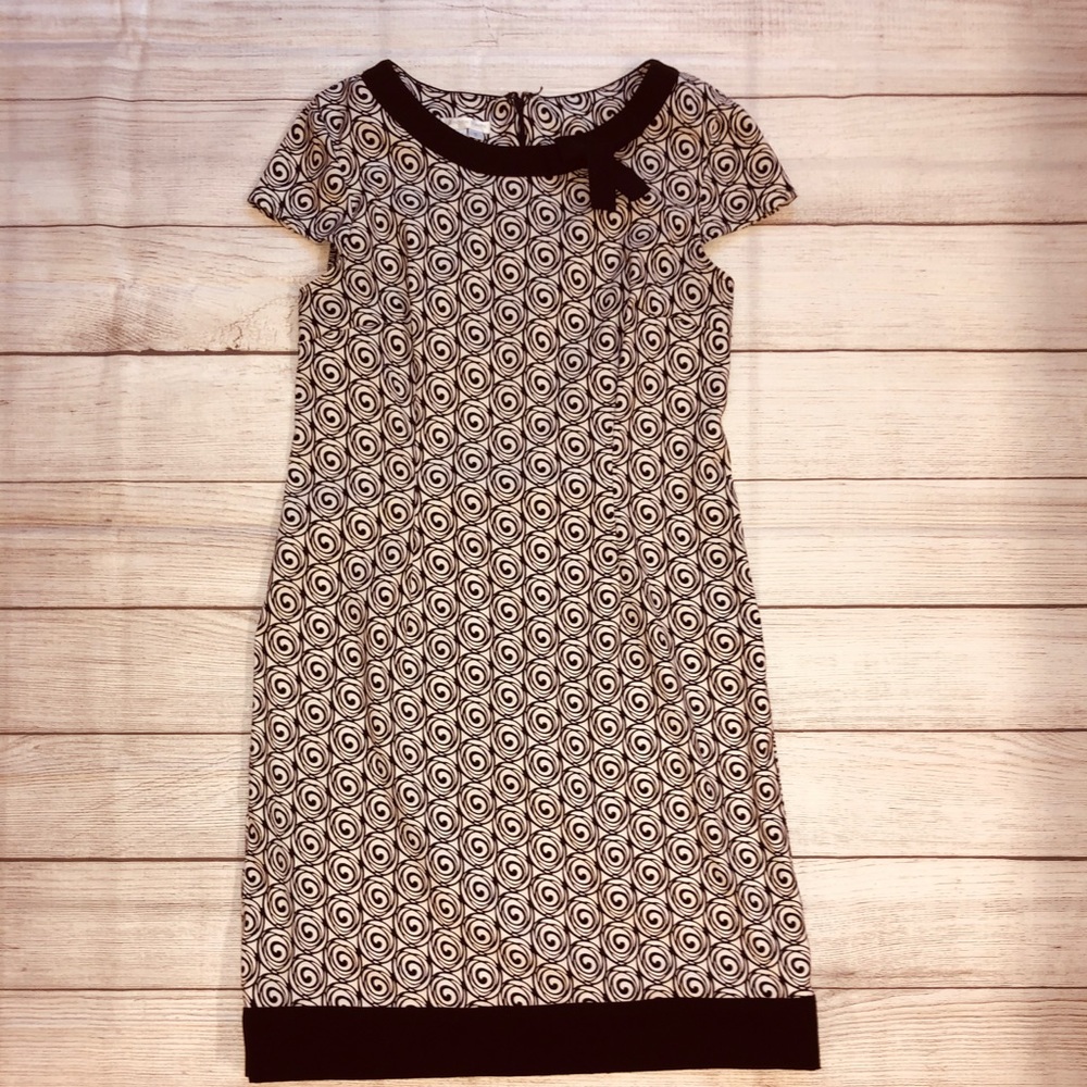 Black/white London Times dress